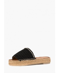 Женские черные эспадрильи от Marco Bonne`