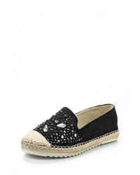 Женские черные эспадрильи от Mellisa