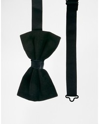 Женский черный бархатный галстук-бабочка от Asos