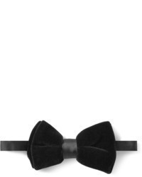 Мужской черный бархатный галстук-бабочка от Dolce & Gabbana