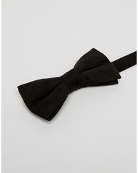 Мужской черный бархатный галстук-бабочка от Reclaimed Vintage