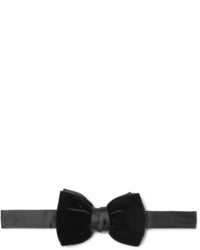 Мужской черный бархатный галстук-бабочка от Lanvin