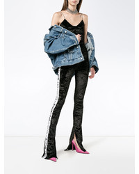 Черный бархатный комбинезон от Off-White