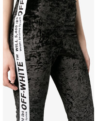 Черный бархатный комбинезон от Off-White