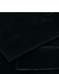 Мужской черный бархатный пиджак от Tomas Maier