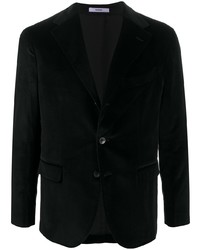 Мужской черный бархатный пиджак от Boglioli