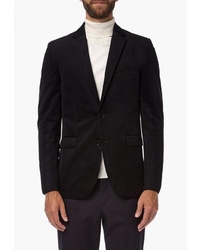 Мужской черный бархатный пиджак от Burton Menswear London