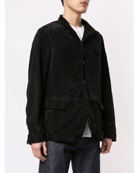 Мужской черный бархатный пиджак от Bergfabel