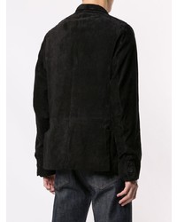 Мужской черный бархатный пиджак от Bergfabel