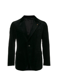 Мужской черный бархатный пиджак от Gabriele Pasini