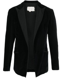 Мужской черный бархатный пиджак от Greg Lauren