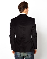 Мужской черный бархатный пиджак от Lambretta