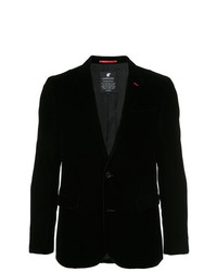Мужской черный бархатный пиджак от Loveless