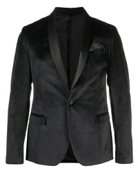 Мужской черный бархатный пиджак от Manuel Ritz