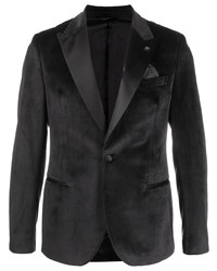 Мужской черный бархатный пиджак от Manuel Ritz