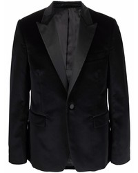 Мужской черный бархатный пиджак от Paul Smith