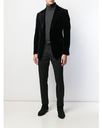 Мужской черный бархатный пиджак от Tom Ford