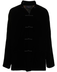Мужской черный бархатный пиджак от Shanghai Tang