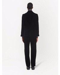 Мужской черный бархатный пиджак от Prada
