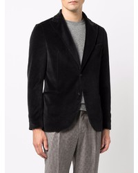 Мужской черный бархатный пиджак от Circolo 1901