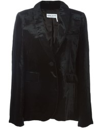 Женский черный бархатный пиджак от Sonia Rykiel