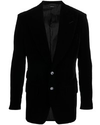 Мужской черный бархатный пиджак от Tom Ford