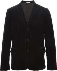 Мужской черный бархатный пиджак от Tomas Maier