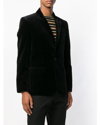 Мужской черный бархатный пиджак от Golden Goose Deluxe Brand