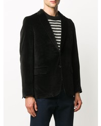 Мужской черный бархатный пиджак от Paul Smith