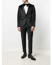 Мужской черный бархатный пиджак от Manuel Ritz