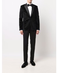 Мужской черный бархатный пиджак от Paul Smith