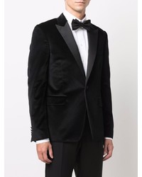 Мужской черный бархатный пиджак от Paul Smith