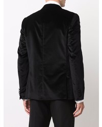 Мужской черный бархатный пиджак от Paul Smith