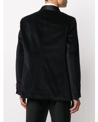 Мужской черный бархатный пиджак от Mp Massimo Piombo