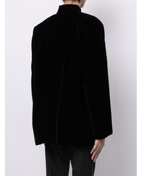 Мужской черный бархатный пиджак от Shanghai Tang