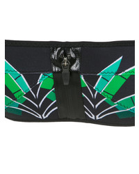 Черный бикини-топ с принтом от Amir Slama