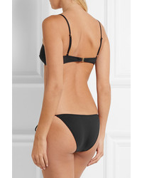 Черный бикини-топ с украшением от Melissa Odabash
