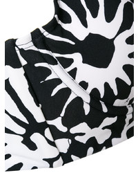 Черный бикини-топ с цветочным принтом от Tory Burch