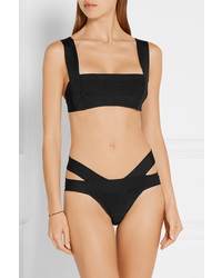 Черный бикини-топ от Herve Leger