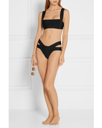 Черный бикини-топ от Herve Leger