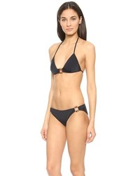 Черный бикини-топ от Milly