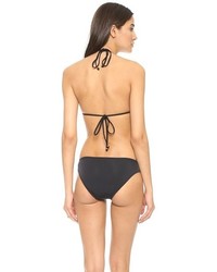 Черный бикини-топ от Milly