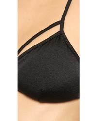 Черный бикини-топ от Milly