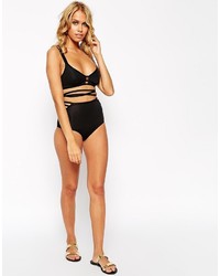 Черный бикини-топ от Asos