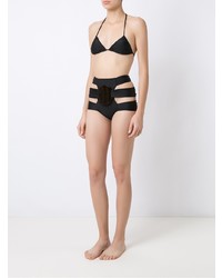 Черный бикини-топ от Adriana Degreas