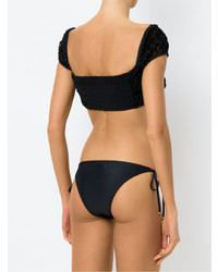 Черный бикини-топ от Amir Slama