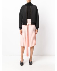 Женский черный бомбер с вышивкой от Ioana Ciolacu