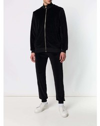 Мужской черный бомбер с вышивкой от Billionaire