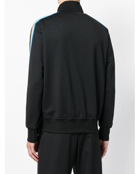 Мужской черный бомбер с принтом от Palm Angels