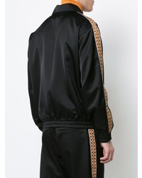 Мужской черный бомбер с принтом от Cmmn Swdn